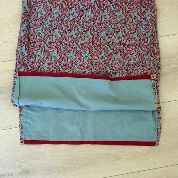 Ralph Lauren petite sleeveless pattern colorful dress 10p like new condition - Picture 3 of 8